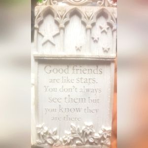 Good friends plaque